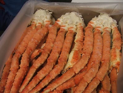 norway cluster cooked king crab