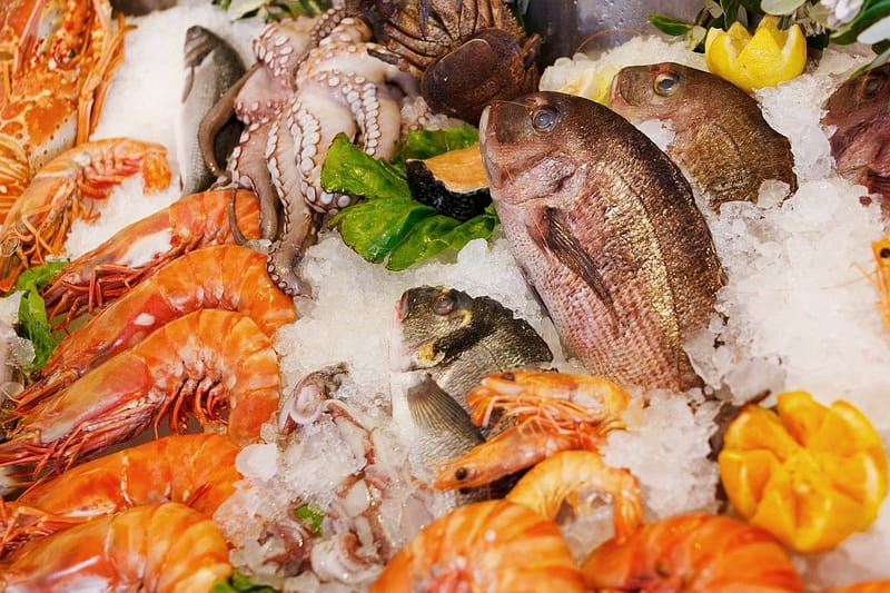 seafood and fish platter